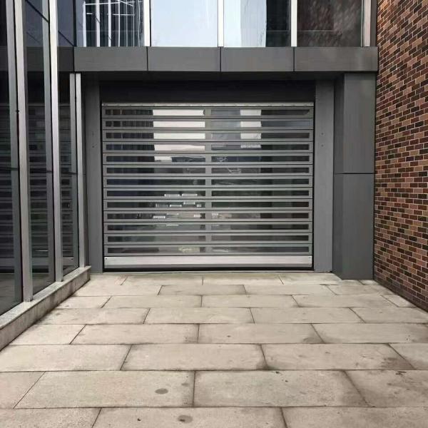 Buy Aluminum Transparent High Speed Spiral Door Safety  Efficiency at wholesale prices