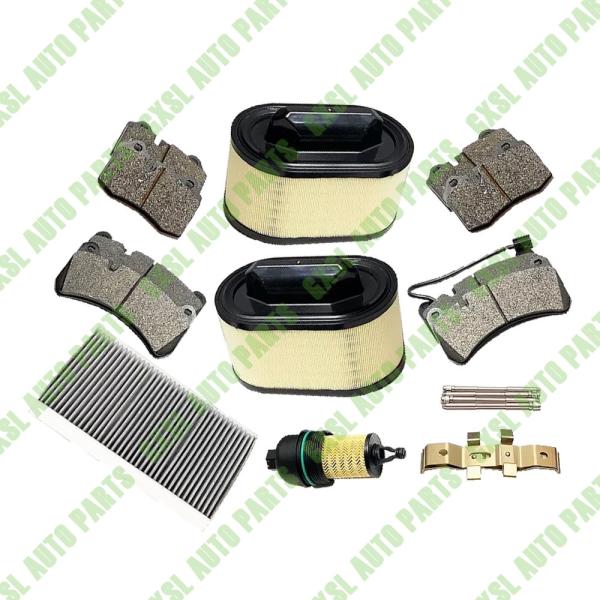 Buy For Maserati Ghibli, Quattroporte Front & Rear Brake Pads With Oil Air & AC Filters OEM 980156013 980139070 298939 670001545 at wholesale prices