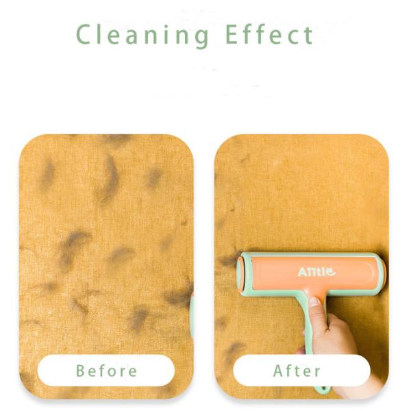 Reusable PET Cleaning Brush Silicone Pet Hair Remover Brush Fur Roller Automatic