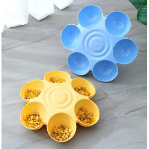 China Removable Multiple Cat Feeder Bowls ABS For Food Water on sale