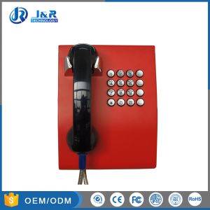 Bank Vandal Resistant Telephone Industrial Handset Telephone With Full Keypad