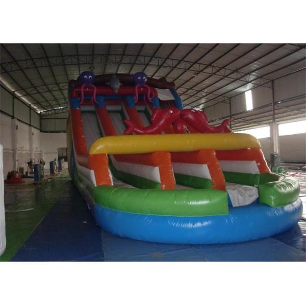 Buy Exciting Commercial Inflatable Slide , Sea Animal Inflatable Slip and Slide at wholesale prices
