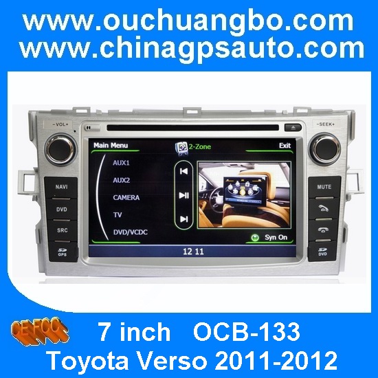 Buy Ouchuangbo autoradio DVD sat navi for S100 Toyota Verso 2011-2012 with touch screen MP3 media palyer OCB-133 at wholesale prices