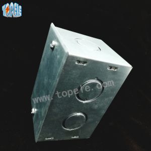 BS4568 Steel GI Electrical Boxes And Covers For Metal Outlet Devices