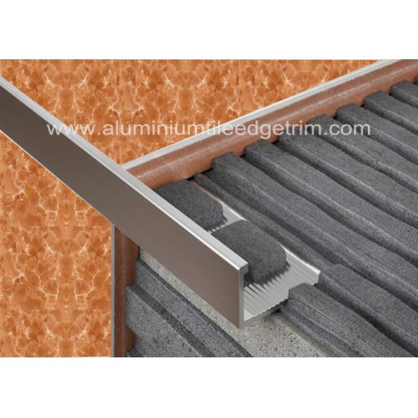 Anti Corrosion tile trim chrome square edge 12mm polished Bright Chrome Effect