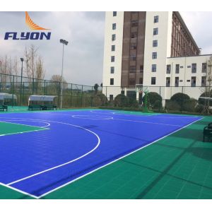 modular PP interlock tiles outdoor basketball tennis badminton sport court