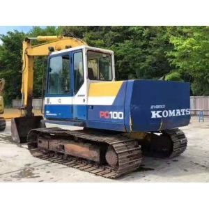 Direct Injection Engine PC120-5 12T Used Wheel Excavator