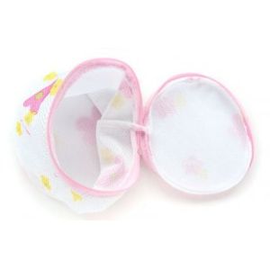 Nylon Barrel Mesh Laundry Bags Foldable Zippered Laundry Bags