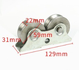 Stainless Steel Door Window Rollers Groove Sliding Screen Door Wheels