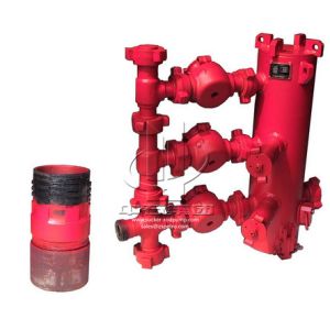 Quality API Double Plug Oilfield Cementing Head High Pressure for sale
