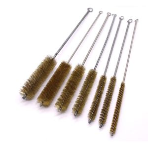 Copper Steel Wire Pipe Brush Circular , Derusting Cleaning Steel Wire Brush