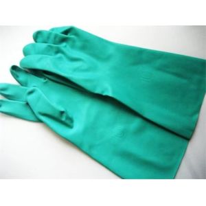 Ambidextrous Green Nitrile Glove 18 Inches for Superior Comfort and Performance