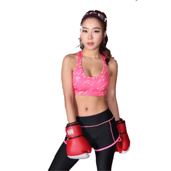 Women Seamless Sport Bra Yoga Supper Supportive Sexy Red Top Workout Fitness W130