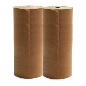 Brown 80GSM 90GSM Custom Printed Kraft Paper Roll Virgin Pulp