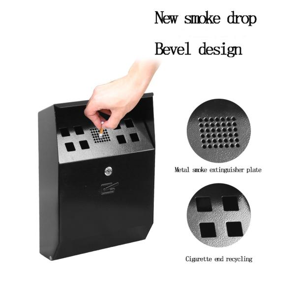 Stainless Steel Wall Mounted Dustbin Customized Wall Hanging Dustbin