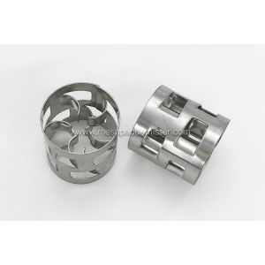 Metal Random 25mm Packing Pall Ring In Distillation Column