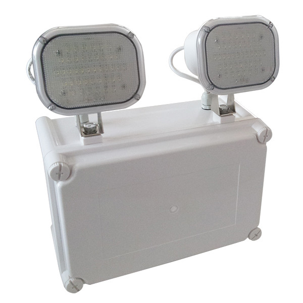 Buy IP65 Waterproof NiCd Twin Spot Emergency Lights PC Casing Automatic at wholesale prices