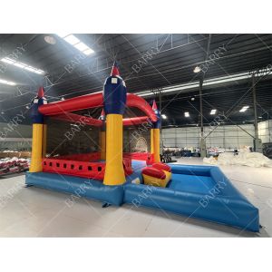 Commercial Inflatable Jumping Castle Cartoon Combo Bounce House With Slide