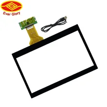 Optical Bonding Multitouch Display Ultra Bright DC 12V 140° Viewing Angle 10%-90