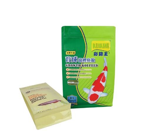 Laminated Material Flexible Packaging Side Gusset Custom Printed Animal Tortoise Feed Bag