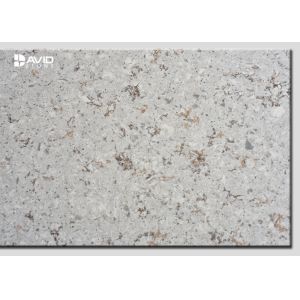 SGS Approved Yellow Natural Stone Quartz Slab High Impact Resistance