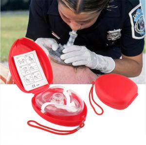 Quality Pocket Replacement One Way Valve Cpr Mask Emergency With Hard Case for sale
