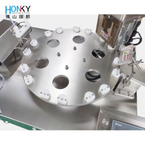 Desktop 5ml Essential Oil Glass Bottle Filling And Capping Machine With Full