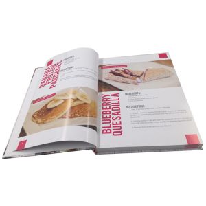 Spiral Bound Custom Cookbook Printing , Hardcover Art Book Printing