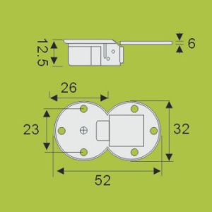 flap table white plastic hinges,folding table making part