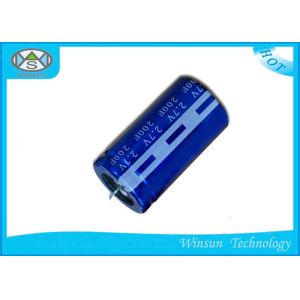 Pin Type Low ESR Supercapacitor , 400 Farad Capacitor 2.7v 16 x 35mm
