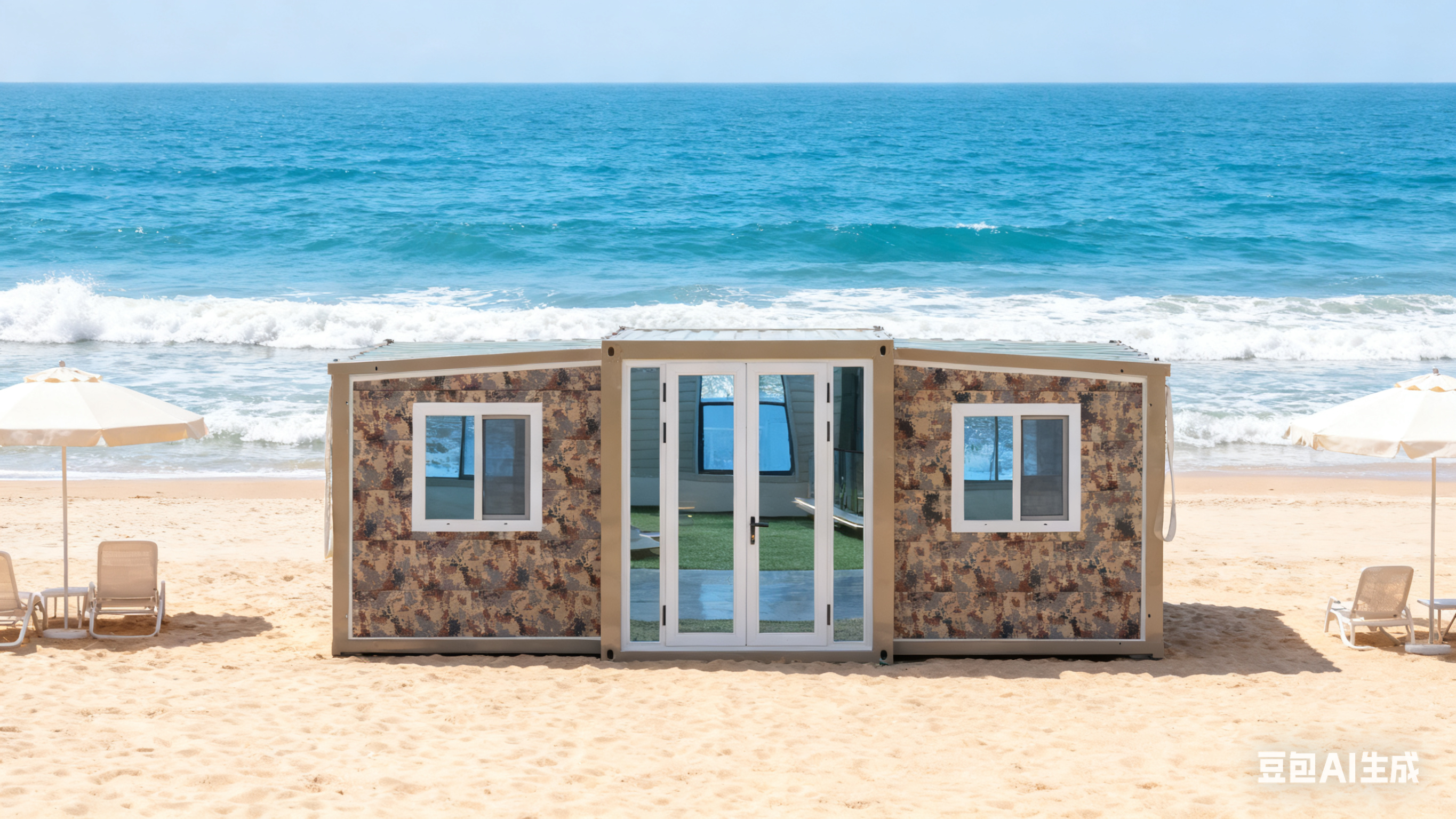 Quality Foldable 20ft Container Customizable Double Slope Roof Easy to Ship for sale