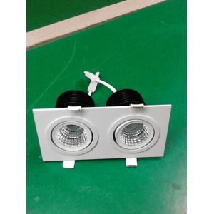 2*10W High Efficiency Double Head 190 Degree AdjustableLed Spotlight