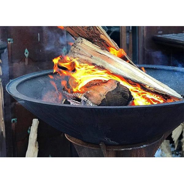 900mm Height Outdoor Cooking Grills Metal Barbecue Garden Corten Steel Heavy Duty BBQ