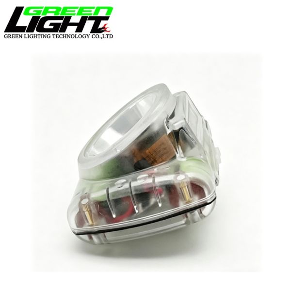 GLC-6 Cordless Mining Cap Lamp front view and display
