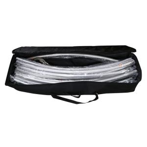 Hanging Tension Fabric Banner Stands Digital Prinitng Flat Round Shape