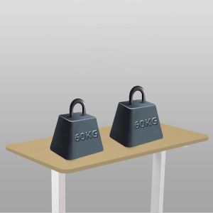 Small Office Coffee Standing Table Contemporary Multifunctional Desk with Dual