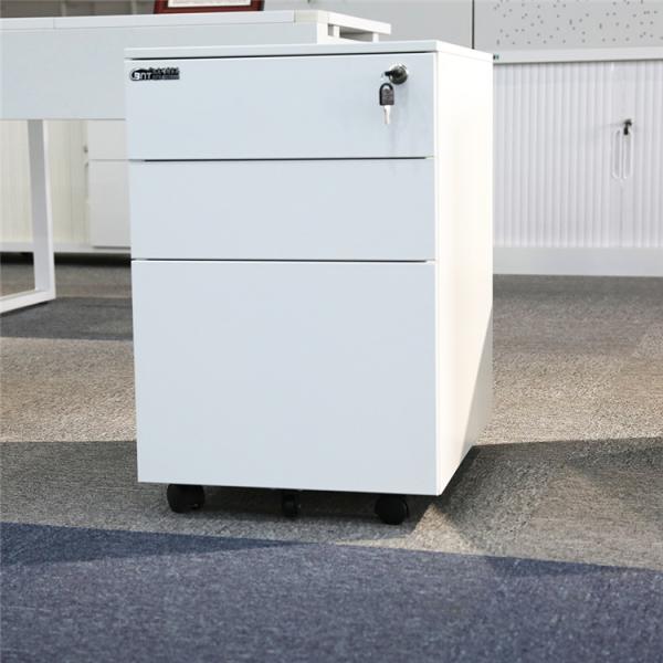 Security Steel Mobile Pedestals With Number / Electronic Lock