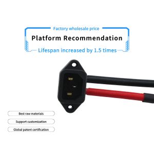 75A Panel Mounted Socket Electric Vehicle Battery Replacement Male And Female AC
