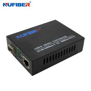 China 10/100/1000M Lan to SFP Slot Optical Media Converter 1.25G SFP to UTP Media Converter on sale
