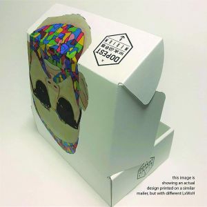 White Printed cardboard corrugated box Gift Shipping Packaging Box Eco Friendly