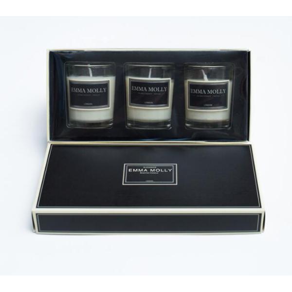 Packaging Boxes for Fine Aromatherapy Smokeless Candles Custom Made CMYK 4C Printing