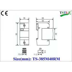 40kA - 80kA Lightning Surge Suppressor , Easy Install Electrical Surge