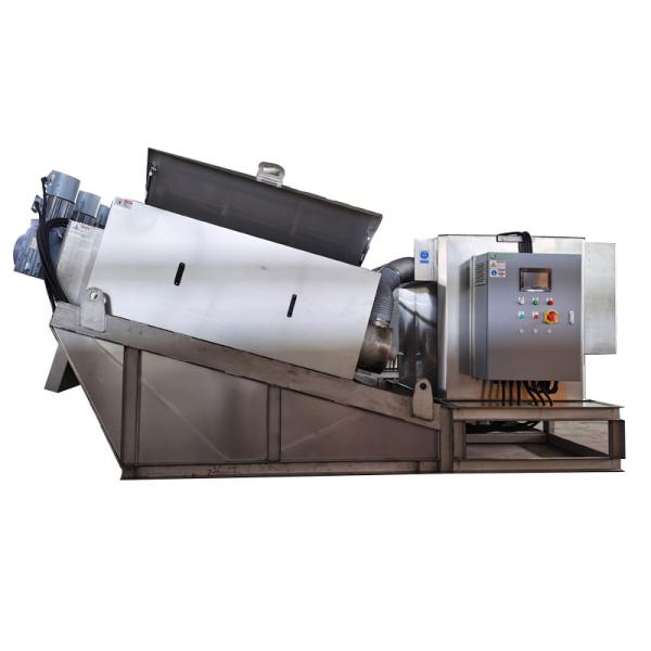 Buy Screw Press Sludge Dewatering Equipment Automatic Volute Dewatering Machine at wholesale prices