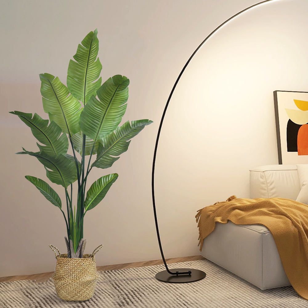 Artificial Travelers Palm with Realistic Leaf Edges 160cm 180cm | Lifelike Faux Bird of Paradise Plant for Decor