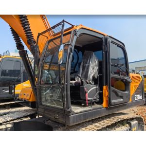 22T Used Hyundai 220 Crawler Excavator 1 M3 Bucket Capacity Secondhand Backhoe