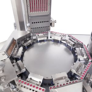 PLC Control 3 Bores Gelatin Capsule Filling Machine