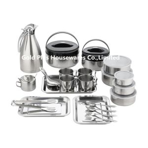22pcs Amazon hot sale stainless steel double walled vacuum insulated hot water