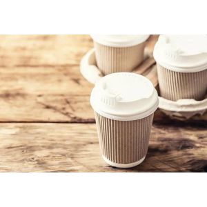Professional Manufacture Customized Beverage Take Away 7oz Disposable Ripple