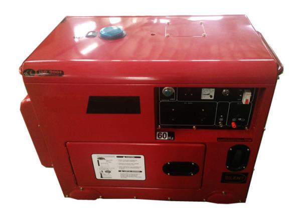Buy Electric Start 5kVA Portablel Diesel Small Portable Generators , AC Single Phase Generators at wholesale prices