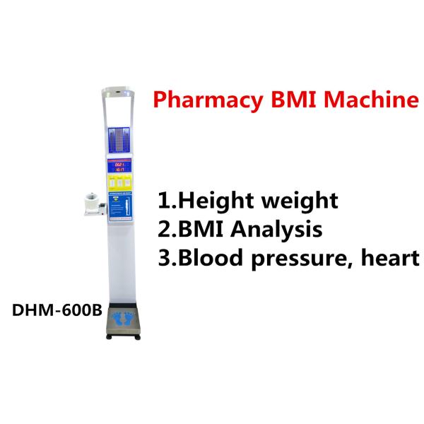 Buy Pharmacy Height And Weight Measuring Scale With Blood Pressure Machine DHM - 600B at wholesale prices